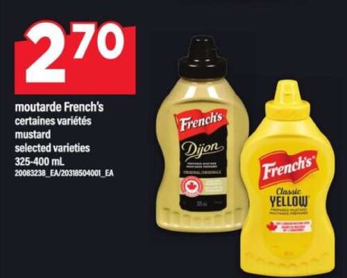 MOUTARDE FRENCH'S