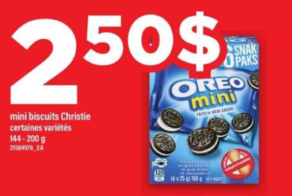 mini biscuits Christie