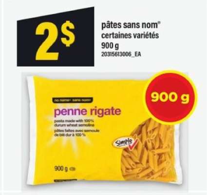 PÂTES SANS NOM*