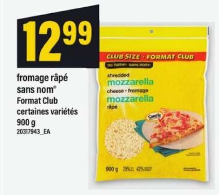 fromage râpé sans nom®