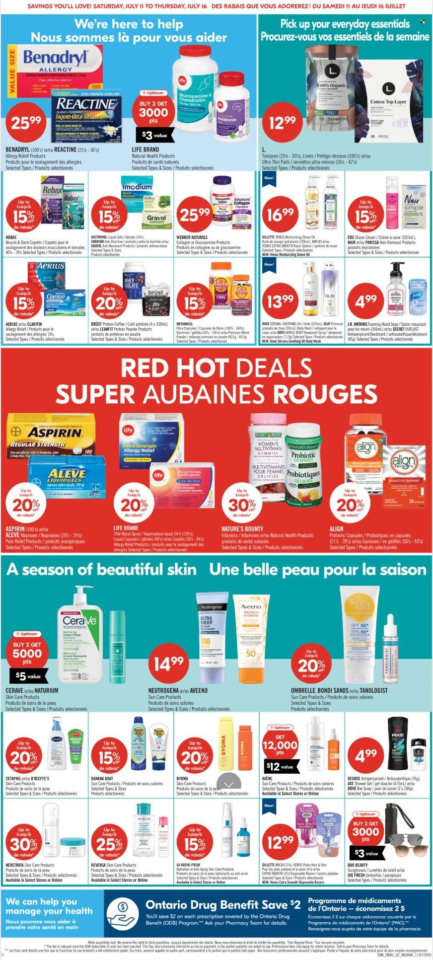 Circulaire Shoppers Drug Mart - 11 Juillet 2026 - 16 Juillet 2026. Page 3