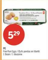 PC Free Run Eggs / Œufs pondus en liberté