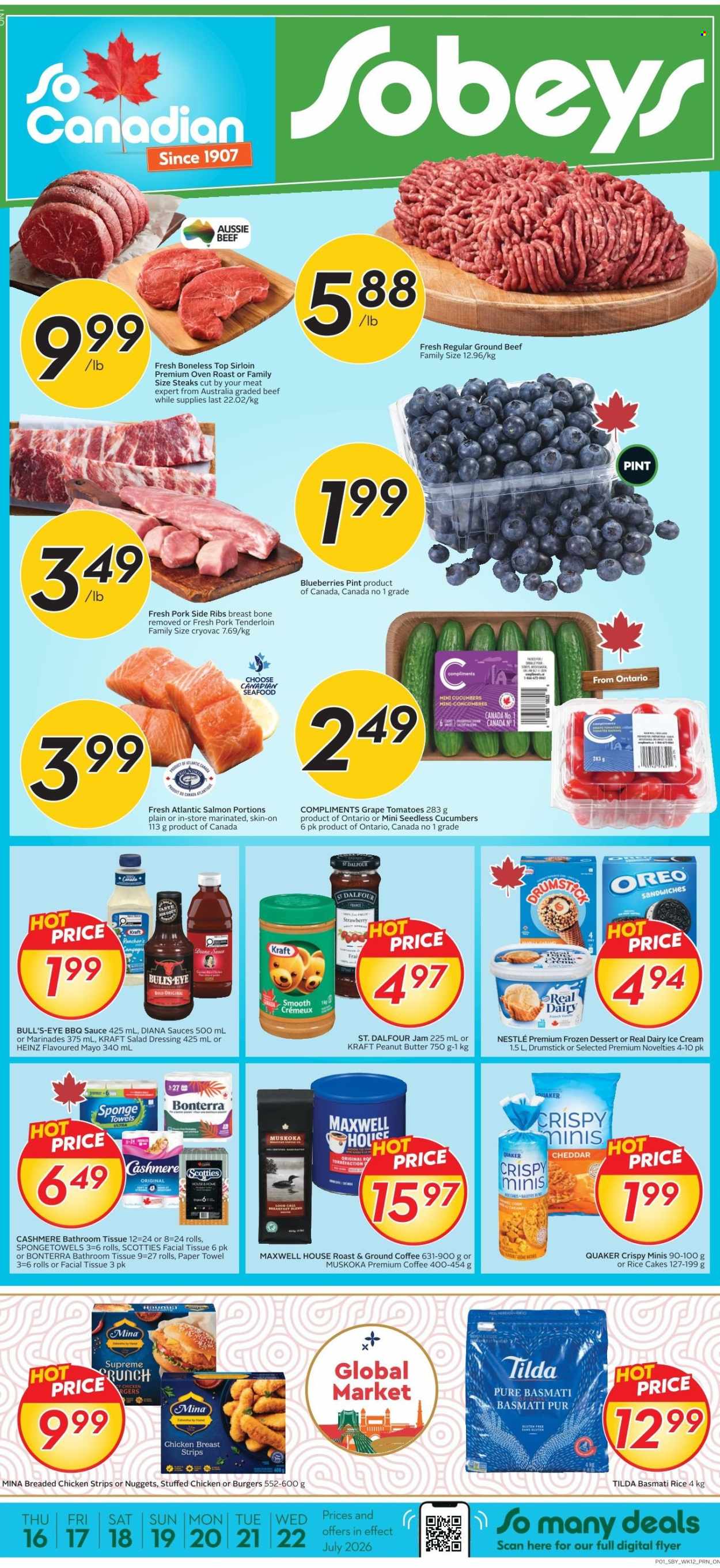 Circulaire Sobeys - 16 Juillet 2026 - 22 Juillet 2026. Page 1