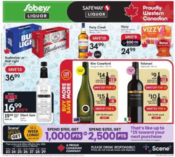 Circulaire Sobeys Liquor - 23 Juillet 2026 - 29 Juillet 2026.