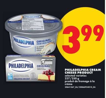 PHILADELPHIA CREAM CHEESE PRODUCT