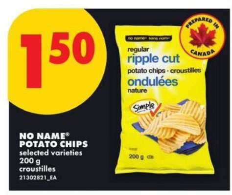 NO NAME POTATO CHIPS