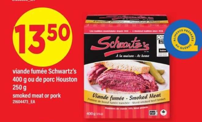 viande fumée Schwartz’s