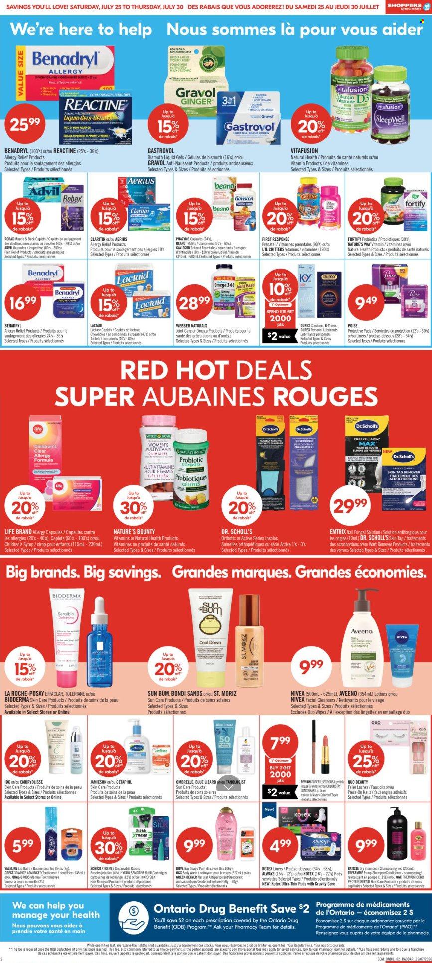 Circulaire Shoppers Drug Mart - 25 Juillet 2026 - 30 Juillet 2026. Page 3