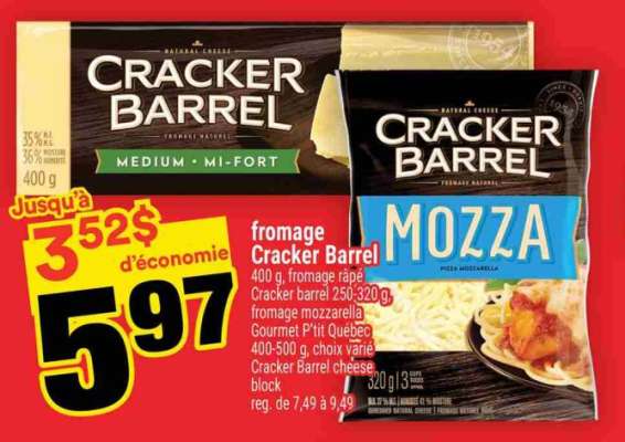 Fromage Cracker Barrel