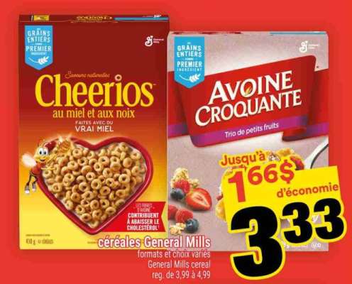 CÉRÉALES GENERAL MILLS