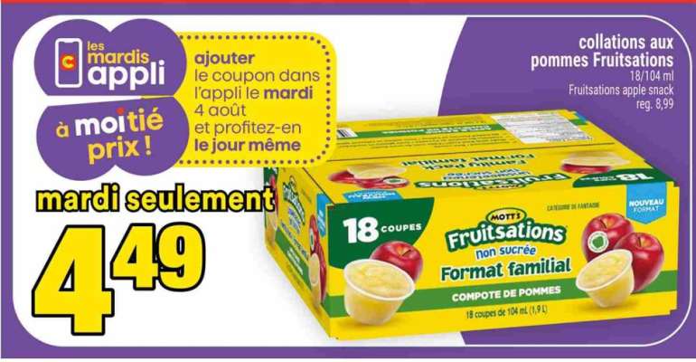 Fruitsations non sucré Format familial