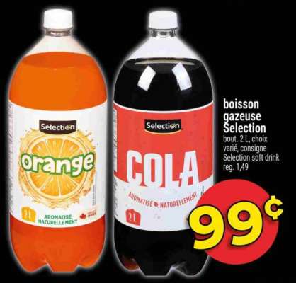 BOISSON GAZEUSE SELECTION