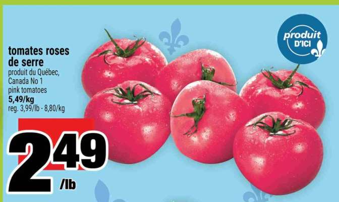 TOMATES ROSES DE SERRE