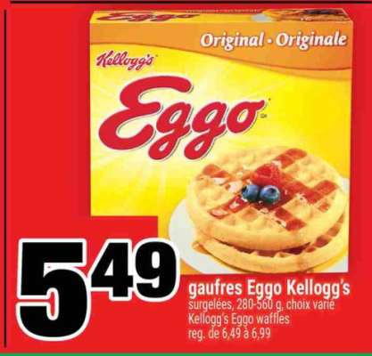 gaufres Eggo Kellogg's