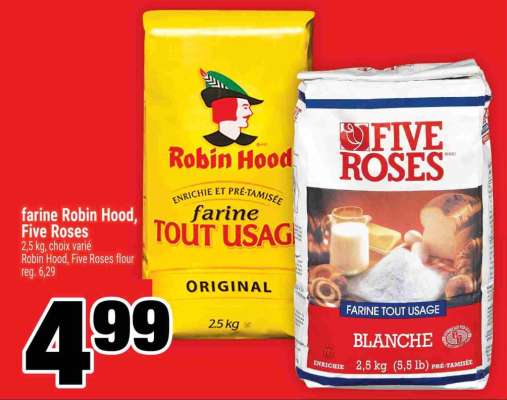 farine Robin Hood, Five Roses