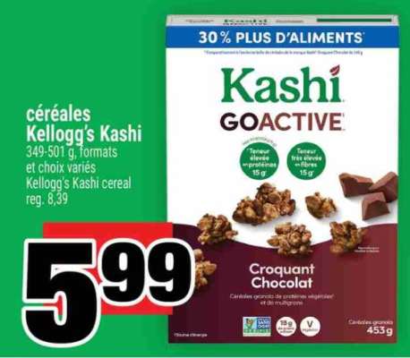 céréales Kellogg's Kashi