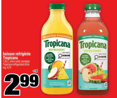 Tropicana Refrigerated Drink