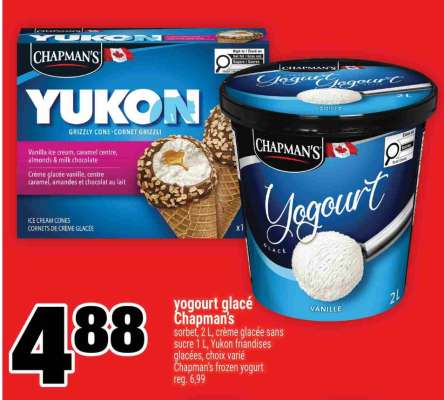 YOGOURT GLACÉ CHAPMAN'S