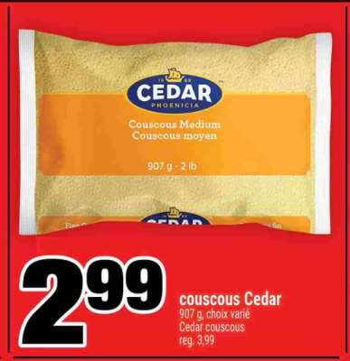 COUSCOUS CEDAR