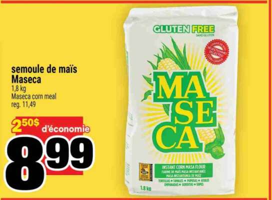 semoule de maïs Maseca