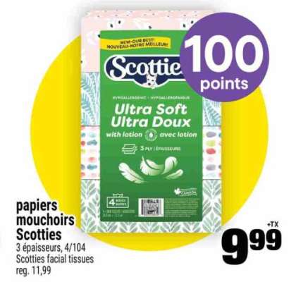 Papiers Mouchoirs Scotties