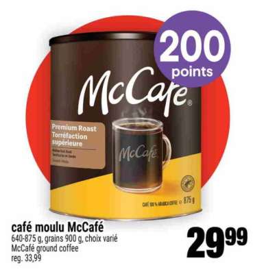 café moulu McCafé