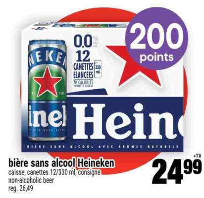 BIÈRE SANS ALCOOL HEINEKEN