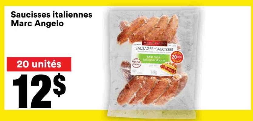 Saucisses italiennes Marc Angelo