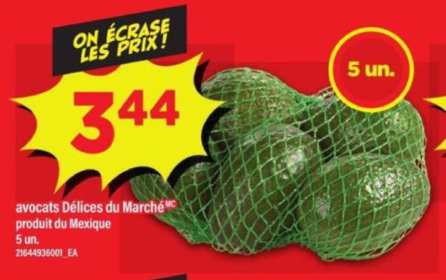 avocats Délices du Marché