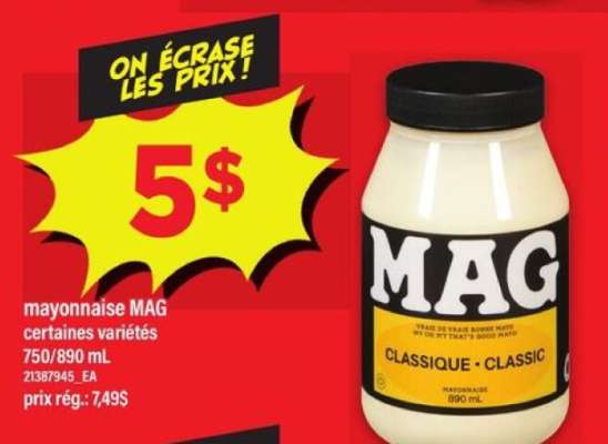 mayonnaise MAG