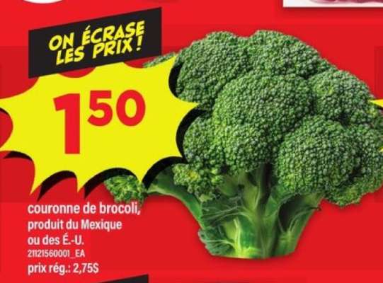 COURONNE DE BROCOLI