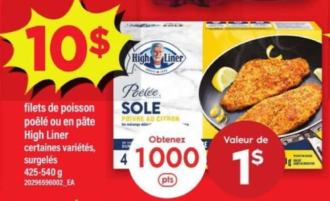 High Liner Poêlée Sole