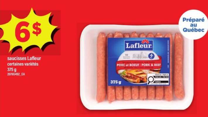 saucisses Lafleur