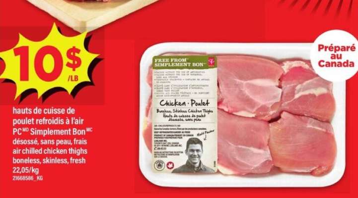PC Simplement Bon Chicken Thighs