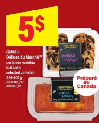 gâteau Délices du Marché