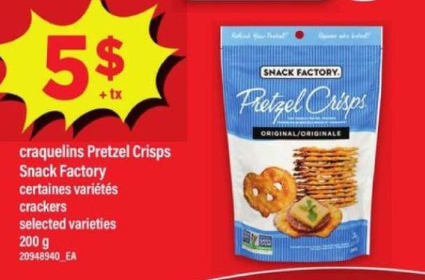 Pretzel Crisps Snack Factory