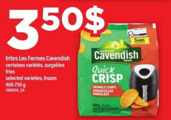 Les Fermes Cavendish Quick Crisp