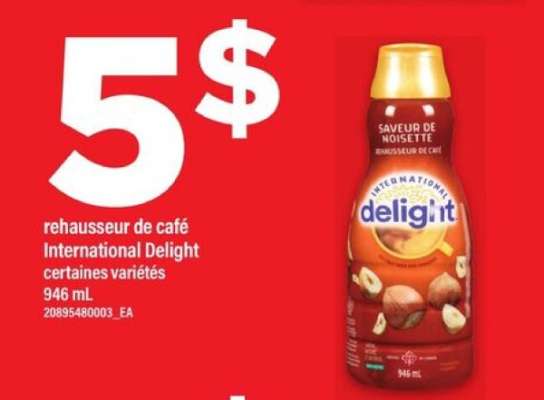 rehausseur de café International Delight