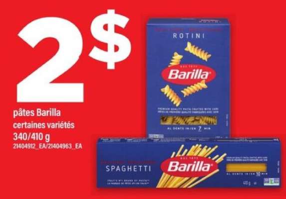 PÂTES BARILLA
