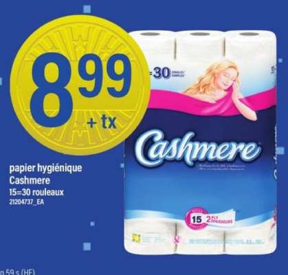 PAPIER HYGIÉNIQUE CASHMERE