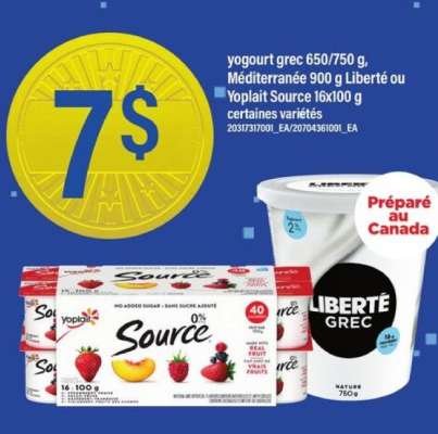 Yoplait Source, Liberté Grec