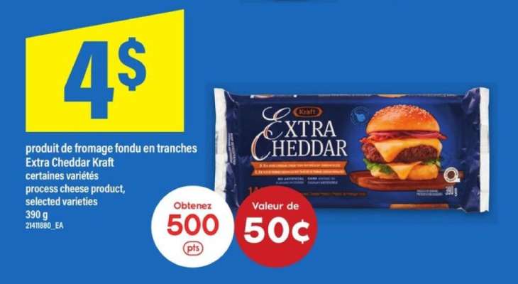Kraft Extra Cheddar