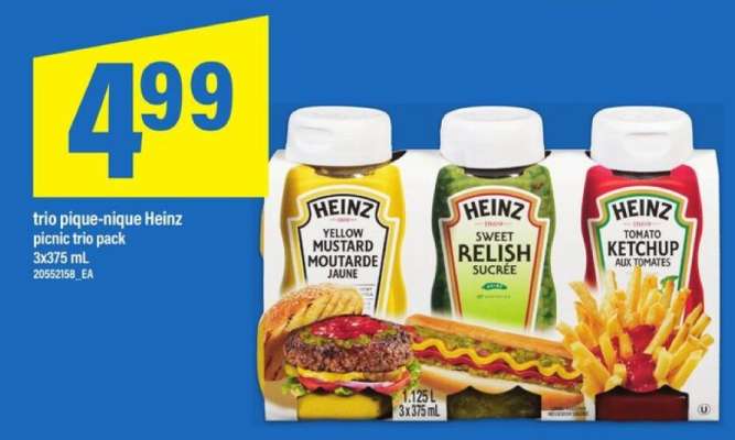 TRIO PIQUE-NIQUE HEINZ