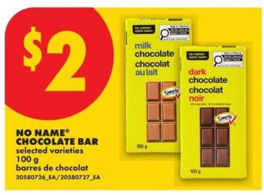 NO NAME CHOCOLATE BAR