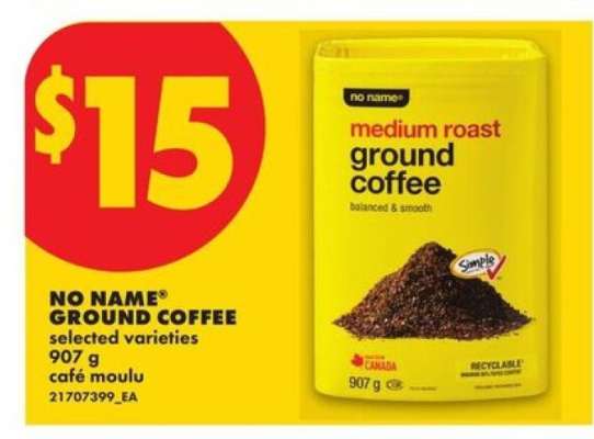 NO NAME® GROUND COFFEE