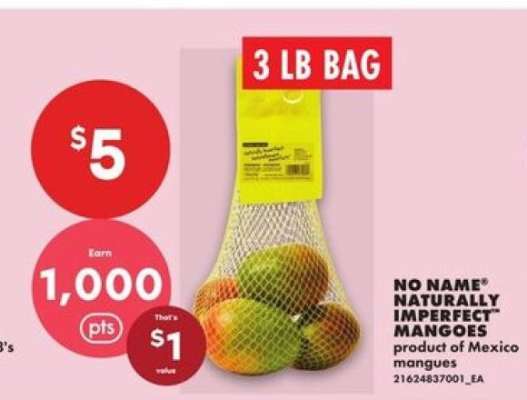 NO NAME NATURALLY IMPERFECT MANGOES