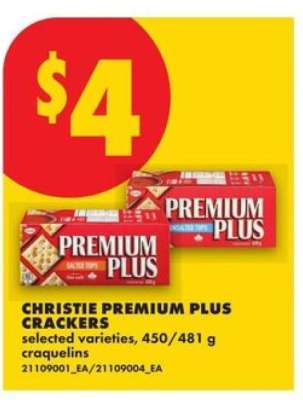 Christie Premium Plus Crackers