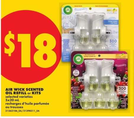 AIR WICK SCENTED OIL REFILL or KITS