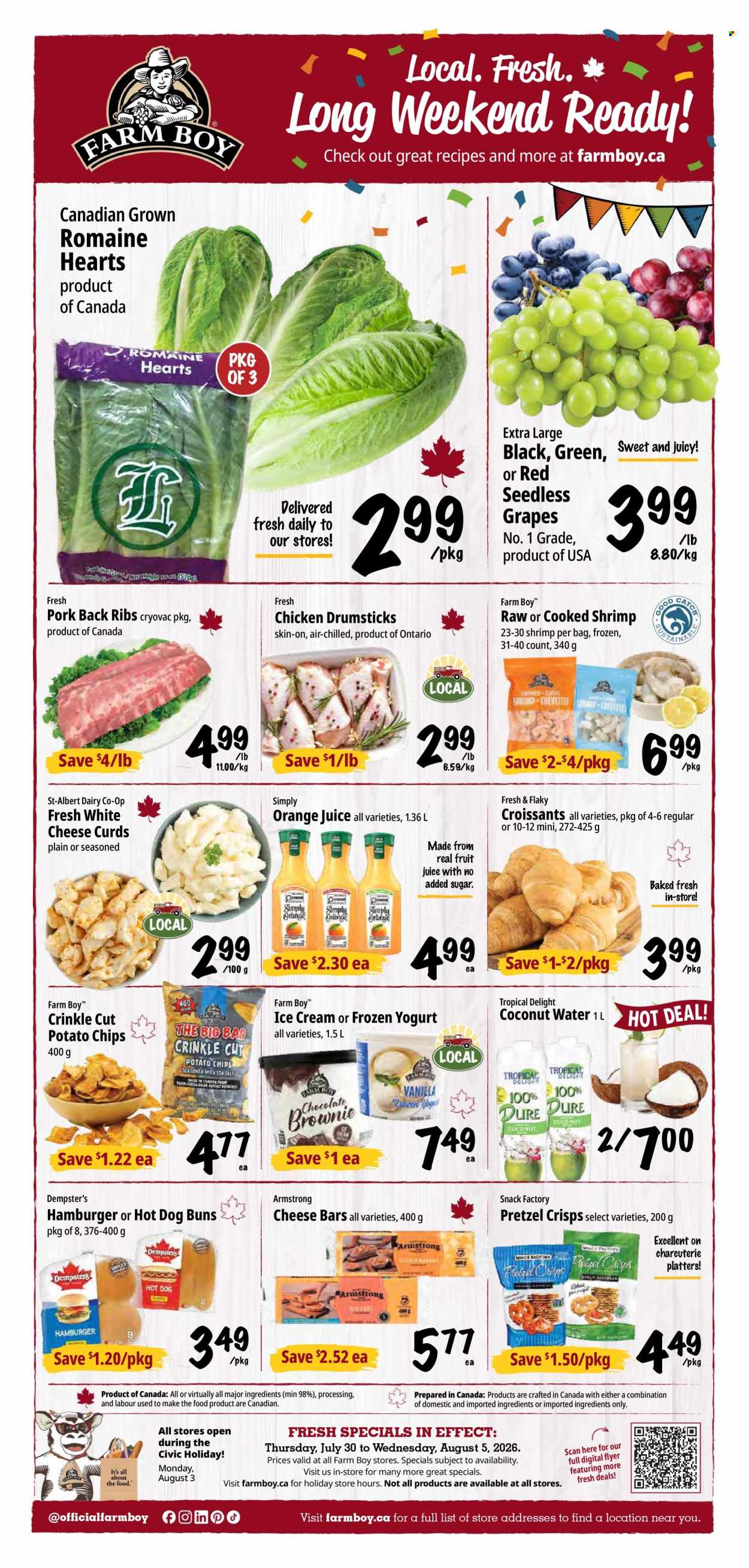 Circulaire Farm Boy - 30 Juillet 2026 - 05 Août 2026. Page 1