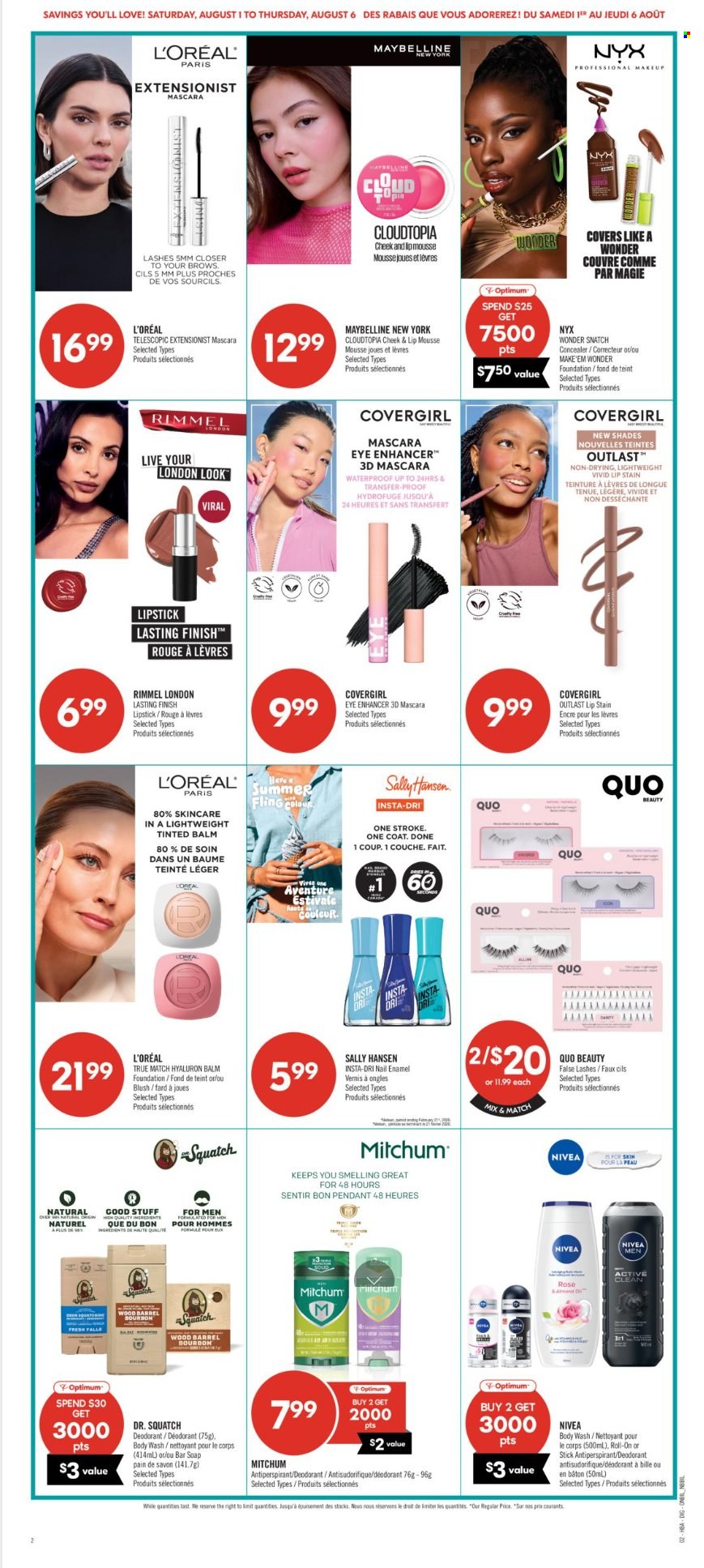 Circulaire Shoppers Drug Mart - 01 Août 2026 - 06 Août 2026. Page 11